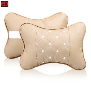 OUDI Fabrika Özel Logolu Evrensel Konforlu Boyun Yastığı PU Deri Baş Desteği Yastığı Özelleştirilmiş Renk Model OD-HR68 Araba - Product Image 3