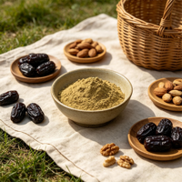 100% Zuivere Zwarte Jujube Poeder Voedingskwaliteit Natuurlijk Gedroogd Zwarte Jujube Fruitpoeder