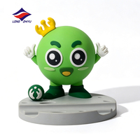 Longzhiyu - Soporte de Escritorio para Teléfono Móvil con Diseño de Mascota 3D en PVC, Personalizado con Logotipo OEM, Figuras de Anime Decorativas, 20 Años de Experiencia