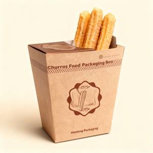 Scatola di carta <span class=keywords><strong>per</strong></span> Pancake <span class=keywords><strong>da</strong></span> <span class=keywords><strong>asporto</strong></span> biodegradabile scatola di cibo <span class=keywords><strong>per</strong></span> Snack scatola di pasta fritta bastoncini di pasta <span class=keywords><strong>per</strong></span> ciambelle con tazza di tuffo - Product Image 4