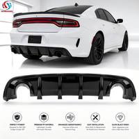 Diffuseur de pare-chocs arrière HONGHANG pour Dodge Charger SRT 2015-2021, vente en gros directe d'usine, kit carrosserie ABS de haute qualité, fabricant