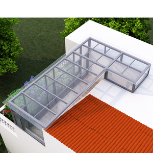 Véranda polygonale personnalisée avec structure en aluminium 6063 et verre Low-E pour usage résidentiel en hiver - Product Image 5