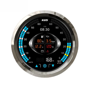 <span class=keywords><strong>KUS</strong></span> KMG マリンLCDデジタルディスプレイメーターゲージ 4.2インチ J1939 NMEA2000プロトコル対応 ボート用 - Product Image 4