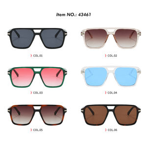 Gafas de Sol Superhot Eyewear 43461 Moda 2025 Retro Clásicas Cuadradas de Piloto con Parte Superior Plana UV400 para Vacaciones al Aire Libre - Product Image 6