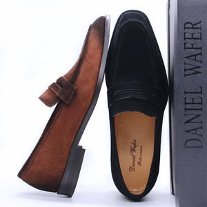 <span class=keywords><strong>Mocasines</strong></span> lujosos de ante para <span class=keywords><strong>hombre</strong></span>, <span class=keywords><strong>mocasines</strong></span> masculinos de cuero de ante sin cordones, color marrón y negro, zapatos informales para boda y oficina, <span class=keywords><strong>2020</strong></span> - Product Image 4