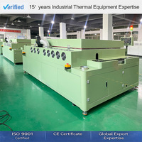 Four à tunnel infrarouge vertical personnalisé avec contrôle de température PID, équipement industriel de séchage et de durcissement pour PCB