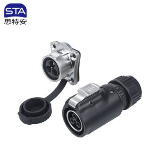 Conector de Aviación LP20 para Pantalla LED, Conexión Rápida, Impermeable, 5A 10A 20A, Alta Corriente, 2 <span class=keywords><strong>3</strong></span> 4 5 7 9 12 Pines, para Sistema de Energía Solar - Product Image 1