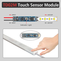 Vente chaude DC12V Nouveau Capteur Tactile 8A Led Gradateurs Inductifs Capacitifs 96W 192W Capteur Commutateur pour Armoire Porte