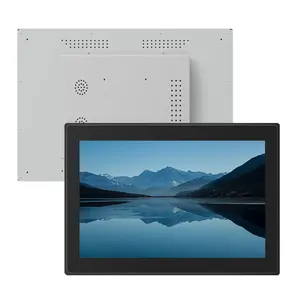 27 pulgadas IP65 impermeable USB TFT LCD pantalla marco abierto industrial pantalla táctil capacitiva Monitor