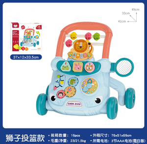 Fabbrica Baby Walker <span class=keywords><strong>3</strong></span> In 1 Musical Cartoon Walking Chair tool musica per bambini Boy Girl Walker a buon mercato Baby Walker con <span class=keywords><strong>ruote</strong></span> e sedile - Product Image 2