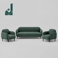 Ensemble de canapés de bureau modulaires modernes et simples, tissu écologique durable, éponge haute densité pour les zones de réception, les écoles