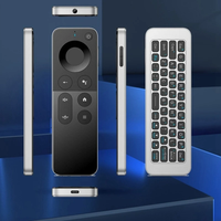 Control Remoto T1 2.4G Inalámbrico con Voz, Mini Teclado Air Mouse, Receptor USB para PC, TV Box y Proyector