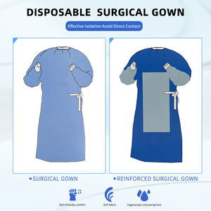 بلوزة عزل جراحية معقم أو غير معقم للاستعمال مرة واحدة للرجال والطبيبين - Product Image 4
