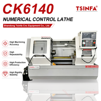 Tour CNC CK6140 Longueur d'usinage 750/1000/1500mm Moteur principal 7,5 kW Vente directe usine pour la production en série de pièces métalliques