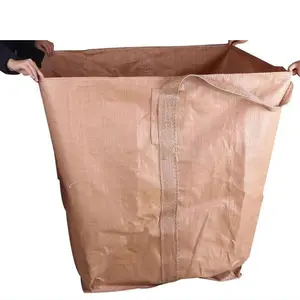 Top Grade Manufacture 2 Tonne Pp Fibc Ton Bag For Sale Large Industrial Plastic The Best Polypropylene Jumbo Builder Bag