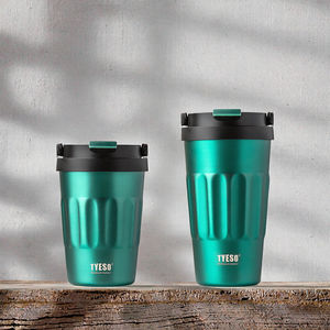 Olerd - Taza de Viaje Vintage de 500 ml, Taza de Café Portátil de Acero Inoxidable Ecológica, Moderna y Lujosa con Asa, Termo de Vacío de 12 a 24 Horas - Product Image 3