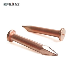 Clous de finition de <span class=keywords><strong>toiture</strong></span> en <span class=keywords><strong>cuivre</strong></span> de 2 pouces Goujons isolants à filetage grossier Goupilles de soudage ignifuges fabriquées en Chine - Product Image 5