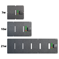 Panneau Solaire Pliable Étanche IP67 sur Mesure 7W 10W 21W avec Boîtier de Jonction USB-A USB-C DC, Vente Directe Usine OEM