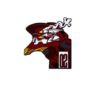 Neon Genesis Evangelion broche número primario Ayanami Rei Asuka accesorios de disfraz Anime insignia de Metal periférico - Product Image 6