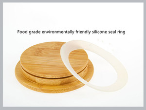 Coperchi in Bambù Personalizzabili con Logo, Coperture Rotonde in Legno <span class=keywords><strong>per</strong></span> Tazze, Bottiglie, Candele, Barattoli e Contenitori in Vetro - Product Image 3
