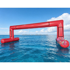 Arche flottante gonflable étanche personnalisée pour les courses de SUP, arche gonflable de départ/arrivée pour les événements sportifs nautiques - Product Image 1