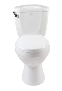 WC in <span class=keywords><strong>Ceramica</strong></span> Moderno a Due Pezzi, Allungato, con Scarico Sifonico a Doppio Flusso, Montaggio a Pavimento, per Bagno/Lavabo, Prodotto in Cina - Product Image 6