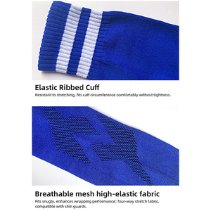 Calze a Righe al Ginocchio di Tendenza per il Commercio Transfrontaliero, Opzioni Multicolore per <span class=keywords><strong>Atleti</strong></span> Giovani e Adulti - Product Image 2