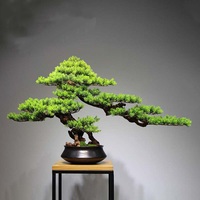 Plante artificielle en plastique décorative, simulation de bonsaï, pin artificiel pour la maison, le bureau, la chambre, le salon, la décoration de la ferme