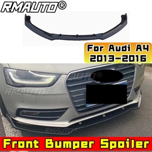 สำหรับ Audi A4 ปี 2013-2016 ชุดแต่งกันชนหน้ารถยนต์ สีดำเงา อุปกรณ์เสริมรถยนต์ ชิ้นส่วนตกแต่งกันชน - Product Image 1