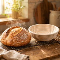Panier de Fermentation en Rotin Indonésien avec Logo Personnalisé, Design Rond et Ovale pour les Acheteurs en Gros et les Marques à Marque Blanche