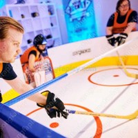 Personnalisation intérieure, dôme géant de hockey, aire de jeux intérieure commerciale, construction métallique pour événements publics, location, interactif