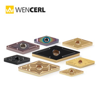 Plaquettes de tournage en carbure indexables WENCERL VNMG VBMT VBGT VCMT pour tournage CNC d'acier et d'acier inoxydable