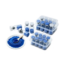 Poudre de Tripeptide-1 de Cuivre GHK-Cu de Qualité Cosmétique CAS 89030955 Formule Moléculaire C14H21CuN6O6 Pureté Élevée 99% Produits Chimiques pour Soins Capillaires