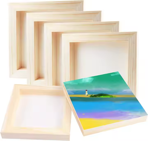 Customizable <strong>Unfinished</strong> <strong>Wooden</strong> Painting <strong>Panels</strong> Natural <strong>Wooden</strong> Tray DIY <strong>Wall</strong> Art - Product Image 1