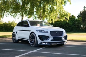 <span class=keywords><strong>Kit</strong></span> de Carrocería de Fibra de Carbono para <span class=keywords><strong>Jaguar</strong></span> F-PACE 2015-2020, Estilo LMA, Guardabarros Anchos, Difusor Delantero, Faldones Laterales, Alerón Trasero, Parachoques - Product Image 2