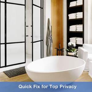 Película de <span class=keywords><strong>Vinilo</strong></span> Opaca Volcanics para Ventanas, 90x200 cm, Autoadhesiva, Estática, Anti-UV, Privacidad para Hogar, Oficina, Baño - Product Image 2