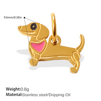 Pendentifs Animaux Mignons : Adorables Motifs de Pattes de Chat et de Chien, Accessoires de Bijoux DIY et Petits Pendentifs Uniques