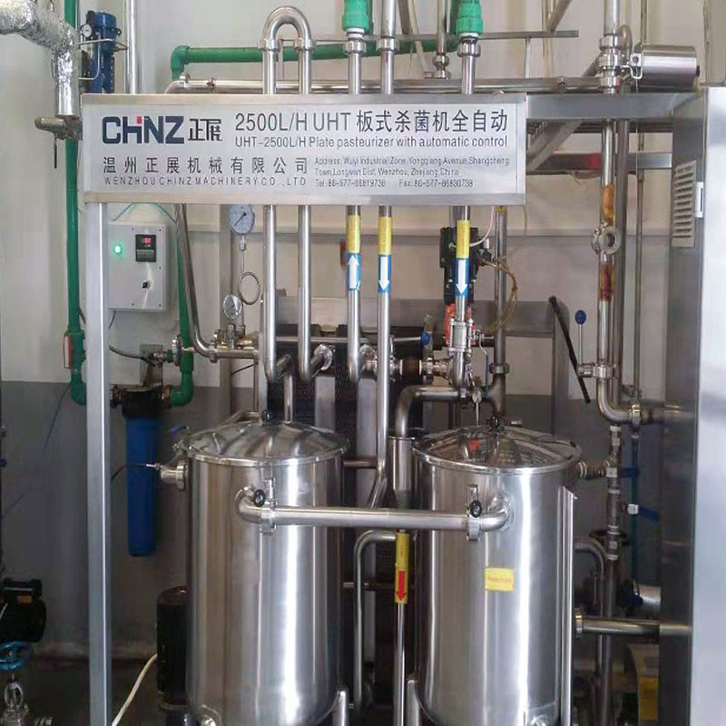 CHINZ Plate Type Sterilization Machine Pasteurization For Milk And Beverage