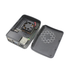 <span class=keywords><strong>Raspberry</strong></span> <span class=keywords><strong>Pi</strong></span> 4B 第四代 B 型可调速冷却风扇保护壳 - Product Image 1