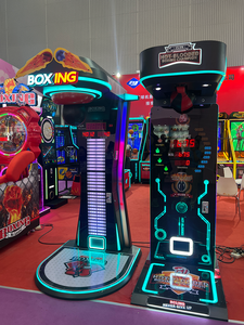 Máquina de <span class=keywords><strong>Boxeo</strong></span> Profesional Dragon Arcade, Operada con Monedas, Medidor de Fuerza con Puntuación Digital LCD y Luces de Neón RGB para Centros de Juego - Product Image 6