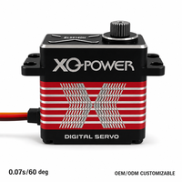 Servomoteurs à vendre XQ-POWER XQ-BLS8140H Servomoteur de queue 40kg Étanche Sans balais Engrenage en acier inoxydable Aluminium CNC 12V