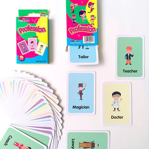Cartes flash éducatives personnalisées pour enfants, cartes flash d'apprentissage professionnelles pour tout-petits - Product Image 2