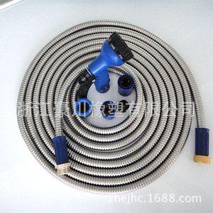 Manguera de Jardín Metálica de 3/4 Pulgadas de Acero Inoxidable Flexible para Lavar el Coche - Product Image 5