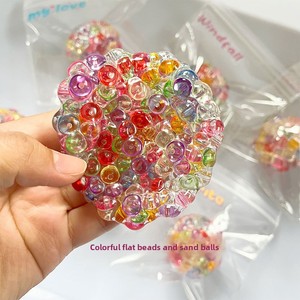 Jouet sensoriel anti-stress à rebond lent, perles colorées de haute qualité, jouet à presser, unisexe, 14+, vente en gros, testé CPC - Product Image 3