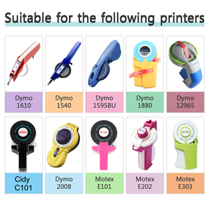 9Mm * 3M Ribbon Tương Thích <span class=keywords><strong>Dymo</strong></span> Impresora 3D Dập Nổi Băng Stereo Nhãn Cho <span class=keywords><strong>Dymo</strong></span> 1610/1880/1540 Motex E101 Nhãn Nhà Sản Xuất Máy In - Product Image 5