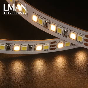 Doble color blanco cálido IP20 192leds/<span class=keywords><strong>m</strong></span> de 1200lm/<span class=keywords><strong>m</strong></span> DC 24V 15W SMD 2835 LED Luz de cinta - Product Image 4