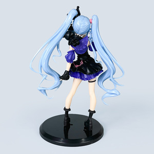 Figurine Miku Anime Hat Sune 20CM, style Gothic Lolita, Action Fairy Minror Sleeping <span class=keywords><strong>Beauty</strong></span>, Miku Winter Cherry, modèle de poupée en PVC, jouets - Product Image 6
