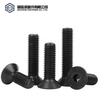 Vis à tête fraisée DIN 7991 Grade 12.9, oxyde noir, M6 M8 M10 M12, pour la fabrication de moules et matrices, boulon de fixation à tête affleurante
