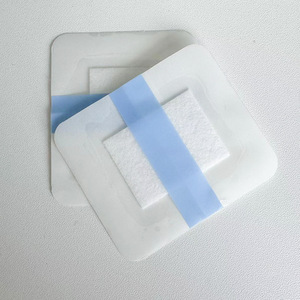 Customized 6x7cm Waterproof Umbilical Cord Protector For Infants Swimming White PU Non Woven Foam Anti Bacterial - Product Image 2