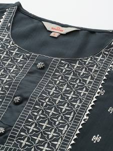 พิมพ์ gotta patti kurta กับกางเกง & กับ dupatta - Product Image 2